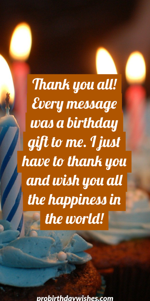 Images for Thank you Birthday Wishes