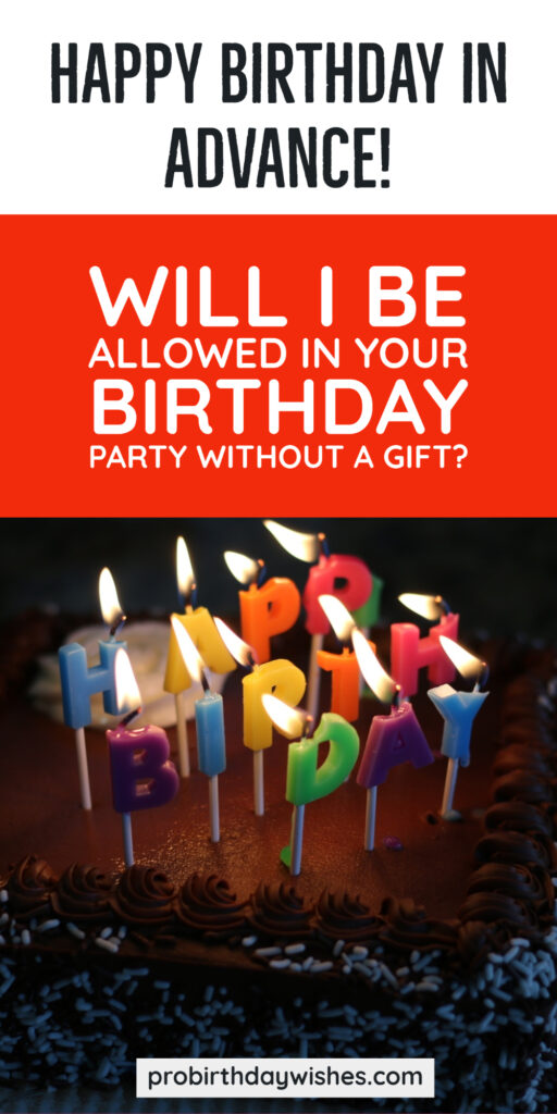 advance birthday wishes quotes
