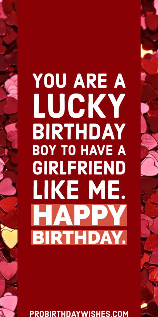birthday wishes to your boyfriend