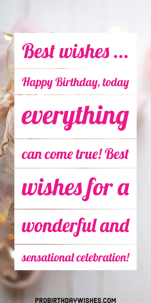 Birthday Wishes to Send on Facebook 